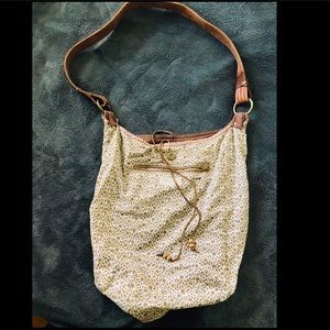 Reversible AE over the shoulder tote bag